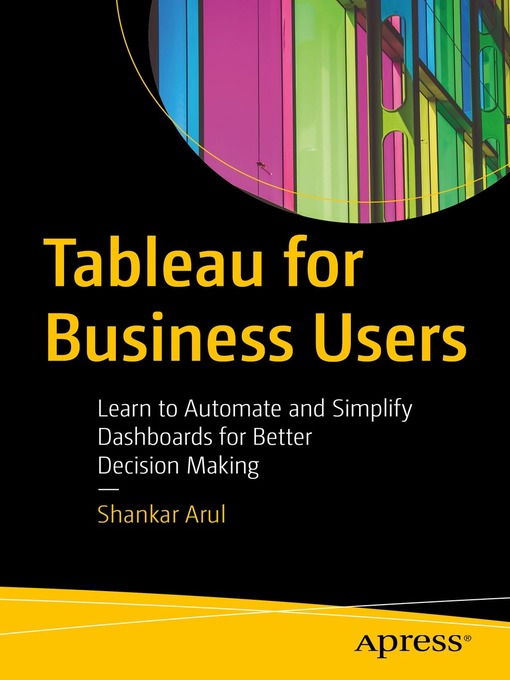 Title details for Tableau for Business Users by Shankar Arul - Wait list